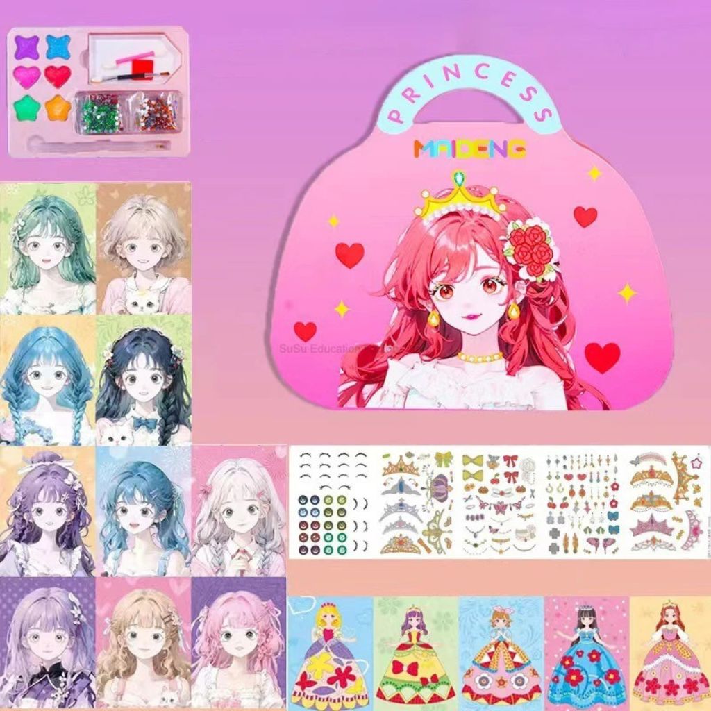 Maleta de Colorir e Decorar Beta Kids