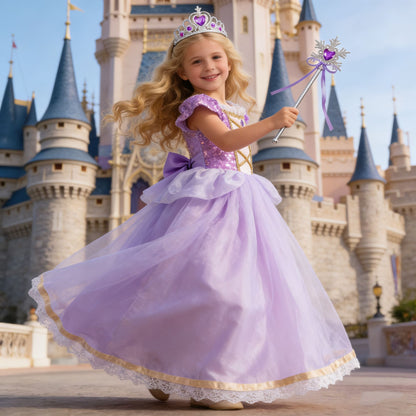 Vestido de Princesa Rapunzel