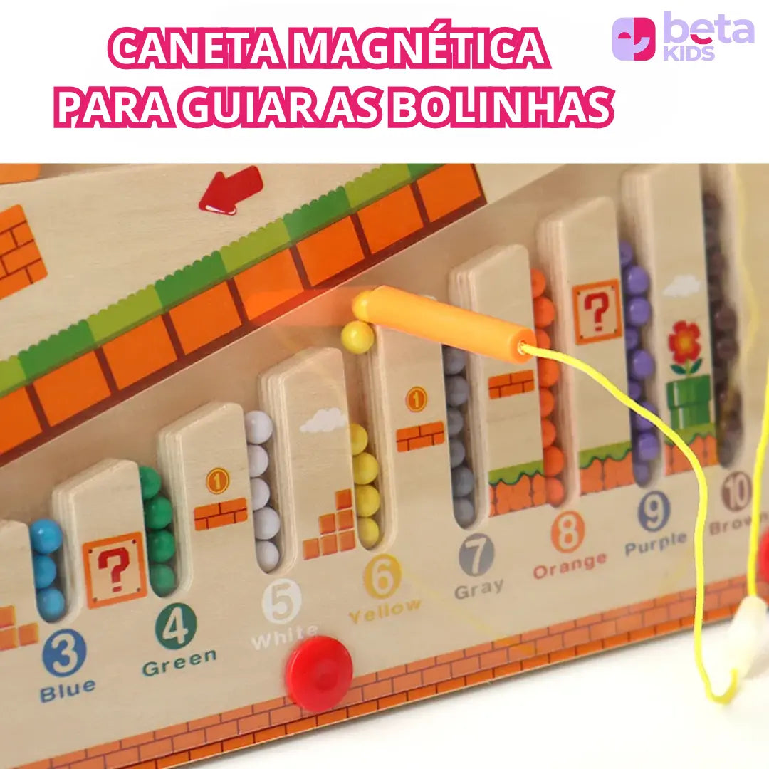 Labirinto de Aventuras Educativo - Video Game de Madeira
