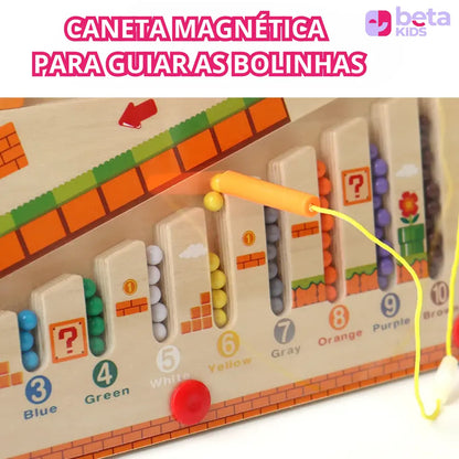 Labirinto de Aventuras Educativo - Video Game de Madeira