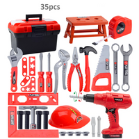 Kit 3 - 35 peças com caixa de ferramentas
