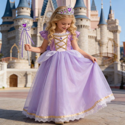 Vestido de Princesa Rapunzel