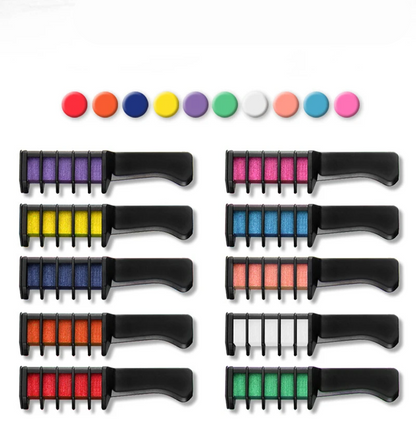 Pente para Colorir Cabelo Temporário
