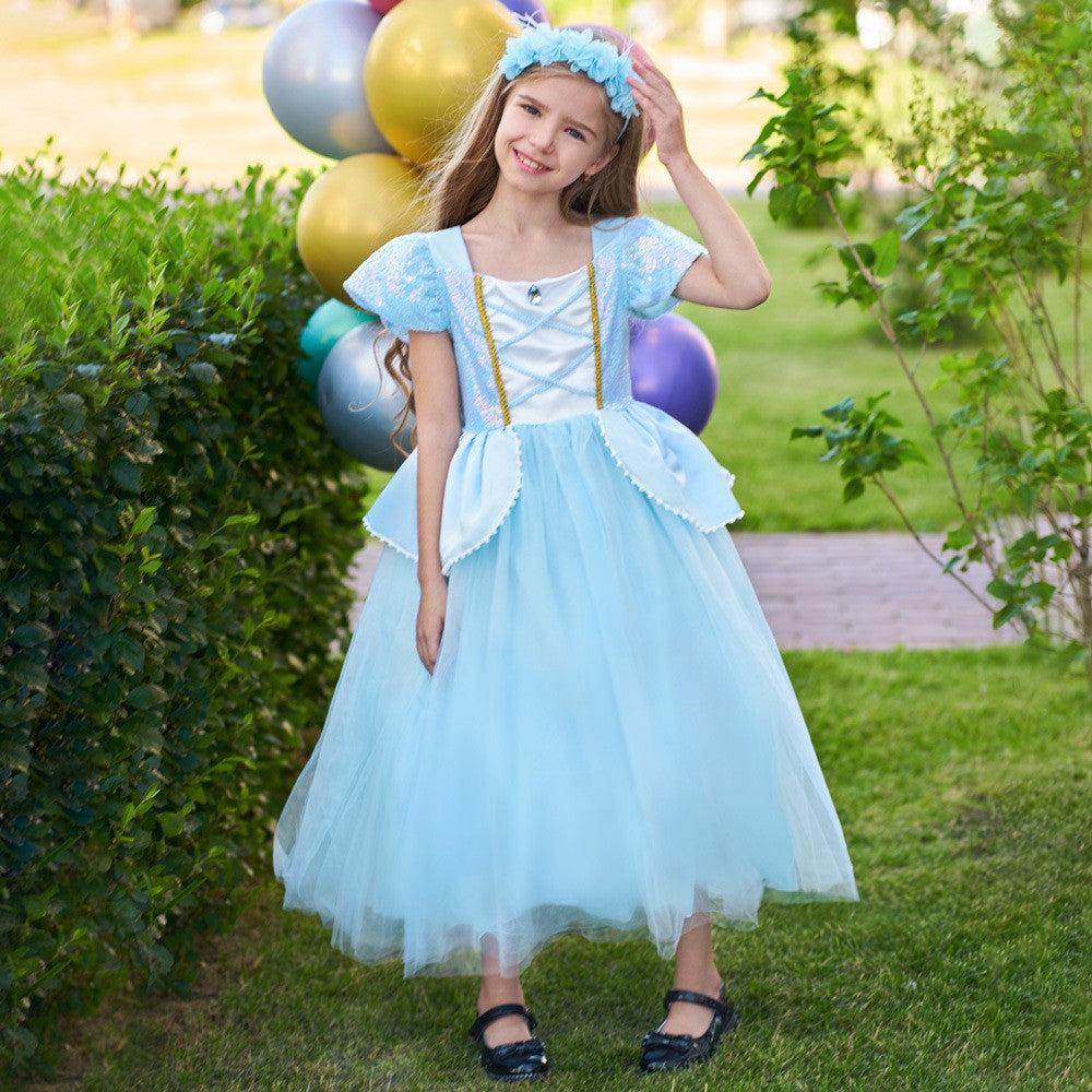 Vestido de Princesa Cinderela