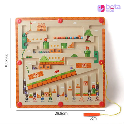 Labirinto de Aventuras Educativo - Video Game de Madeira