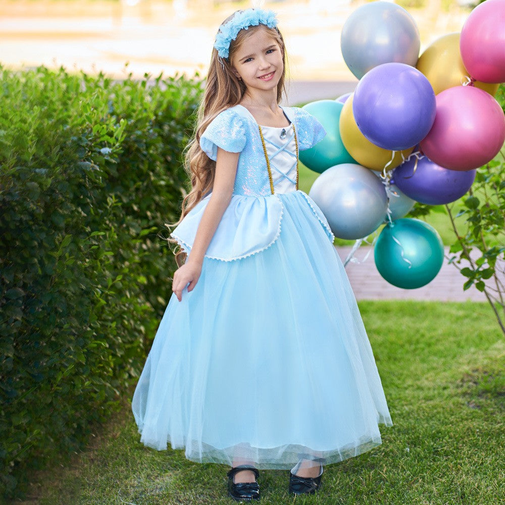 Vestido de Princesa Cinderela