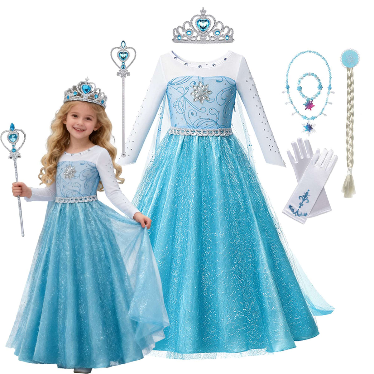 Vestido de Princesa Elsa