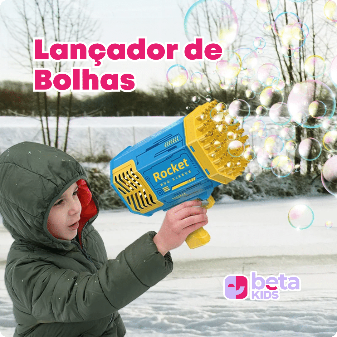 Lançador de Bolhas Beta Kids