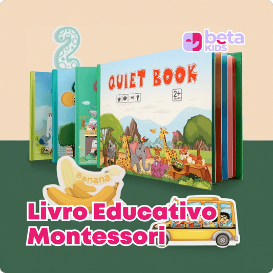 Livro Educativo Montessori - Quiet Book