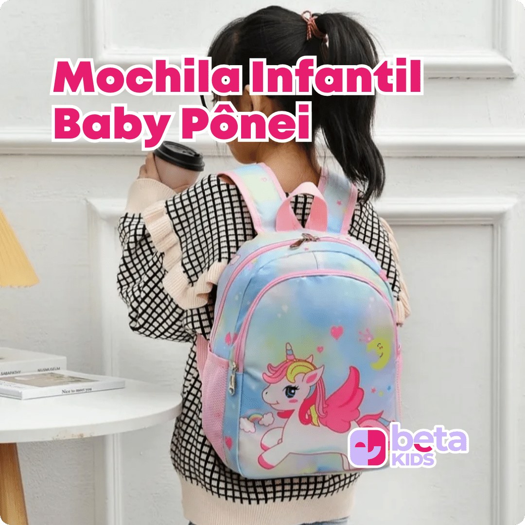 Mochila Infantil Baby Pônei