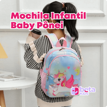 Mochila Infantil Baby Pônei
