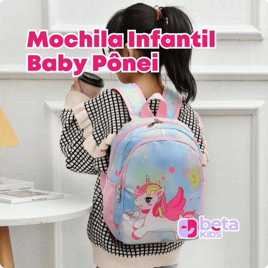 Mochila Infantil Baby Pônei