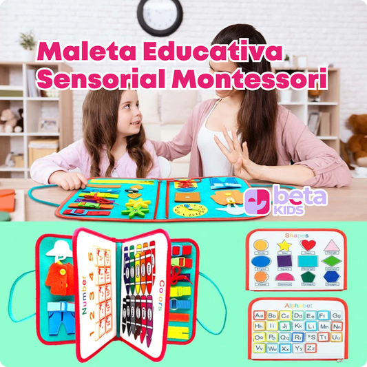 Maleta Educativa Sensorial Infantil Montessori