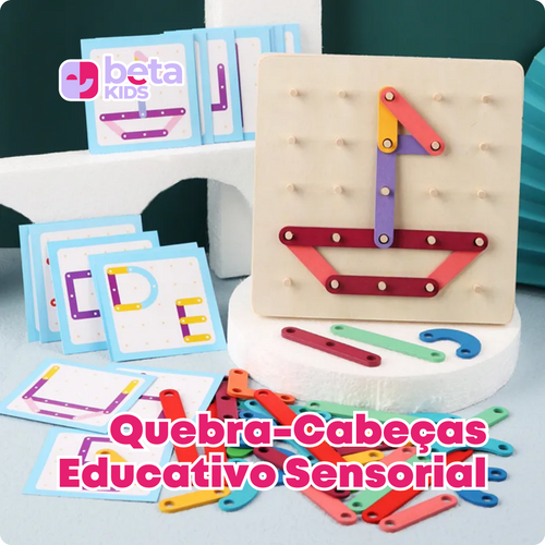 Quebra-Cabeças Educativo Sensorial