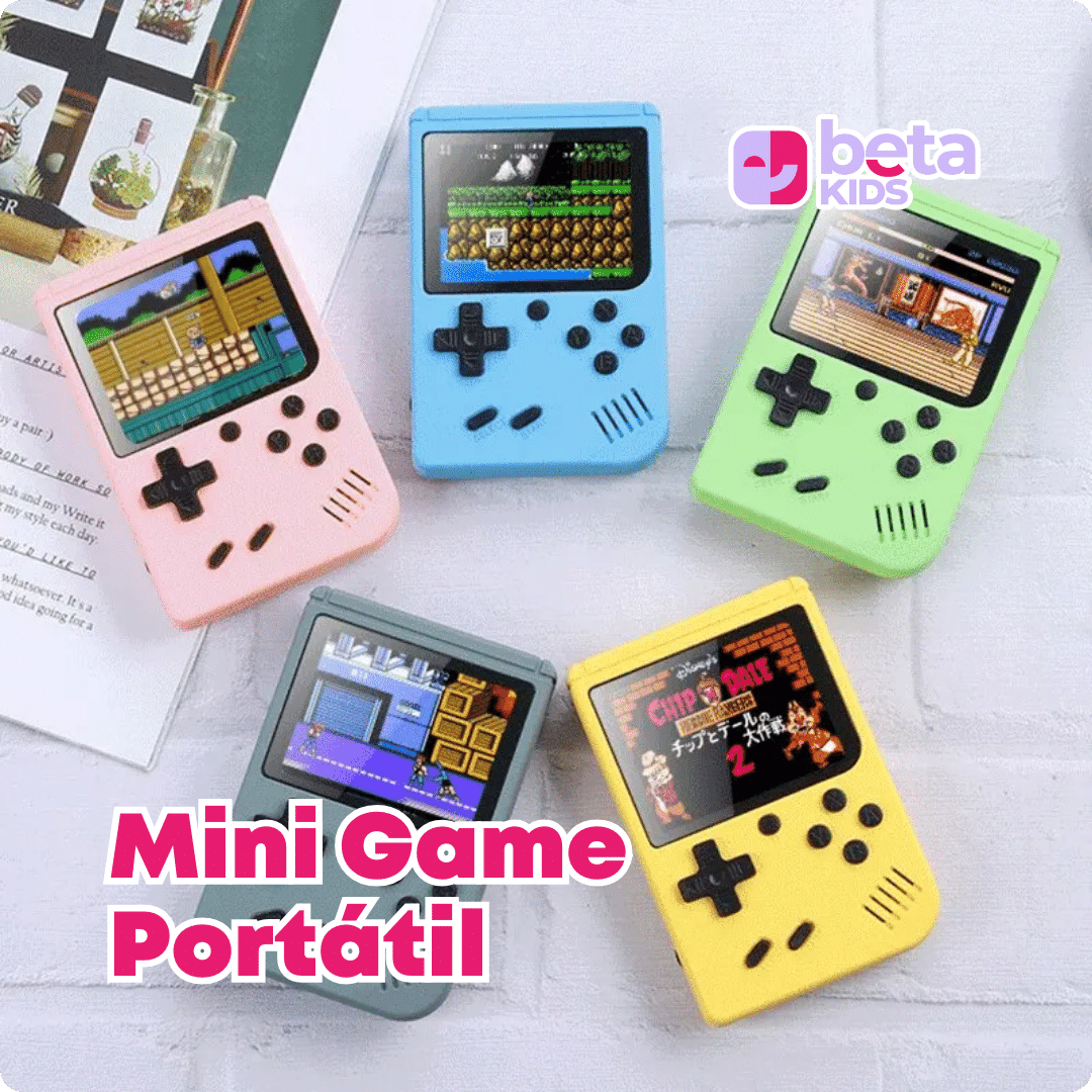 Mini Game Portátil Jogos Clássicos