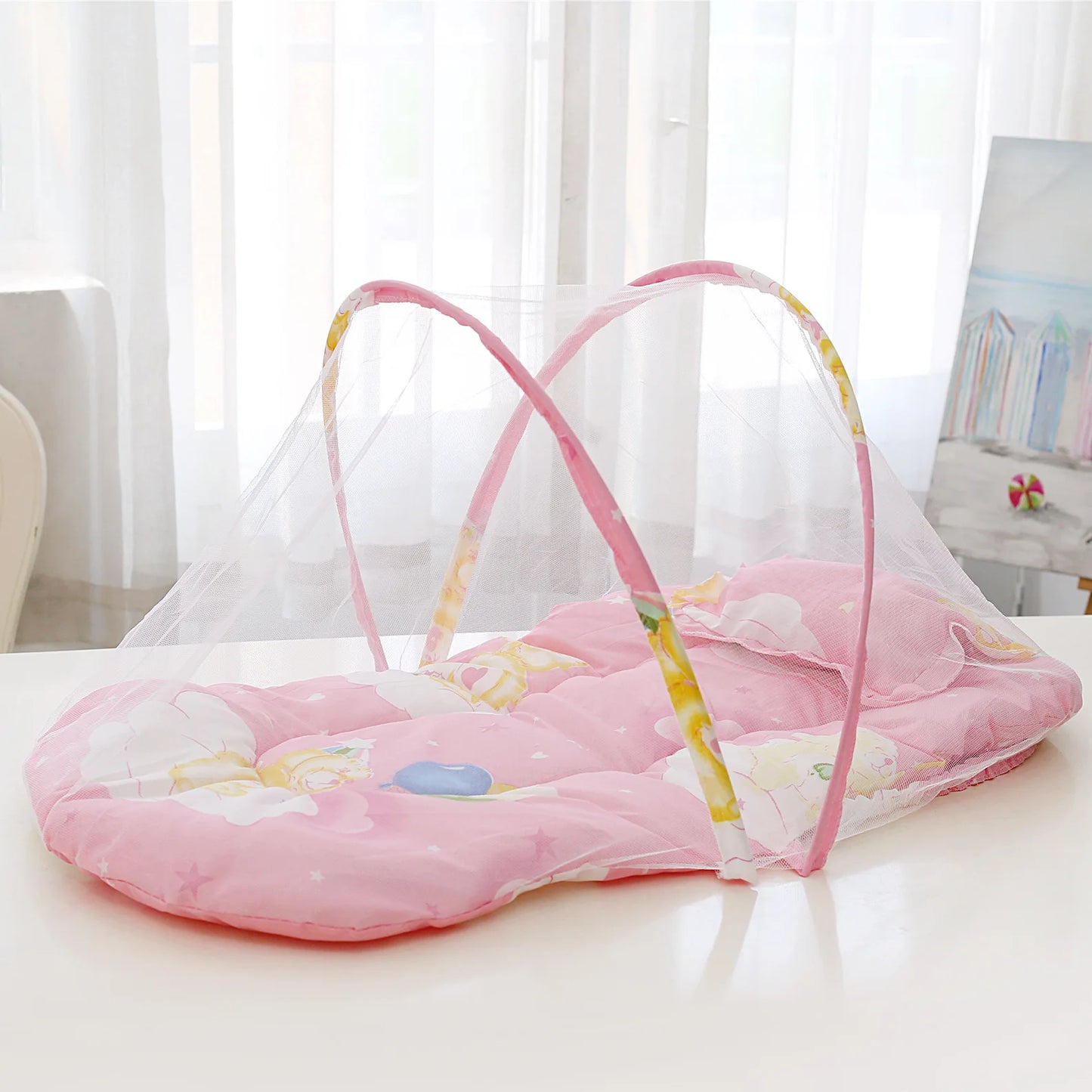 Berço Portátil com Mosquiteiro - BabyBrand