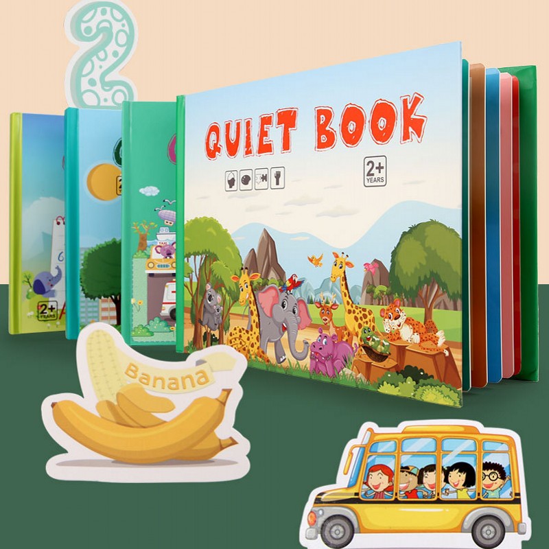 Livro Educativo Montessori - Quiet Book
