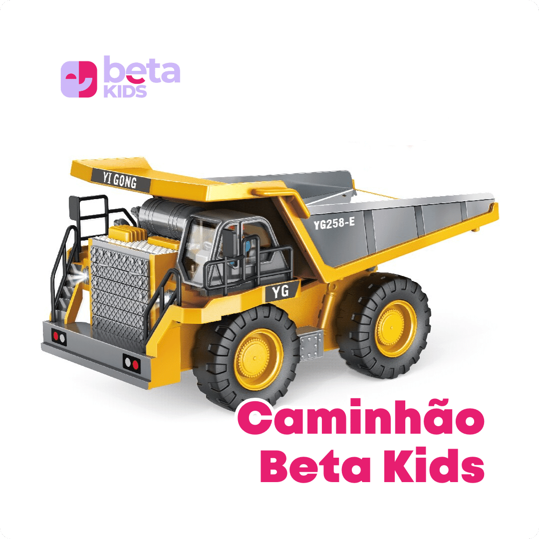 Caminhão de Controle Remoto Beta Kids
