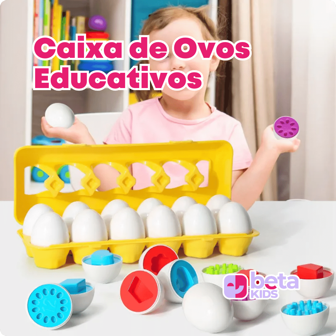Caixa de Ovos Educativos
