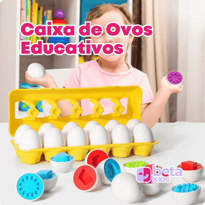 Caixa de Ovos Educativos