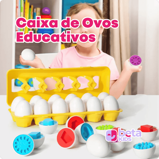 Caixa de Ovos Educativos