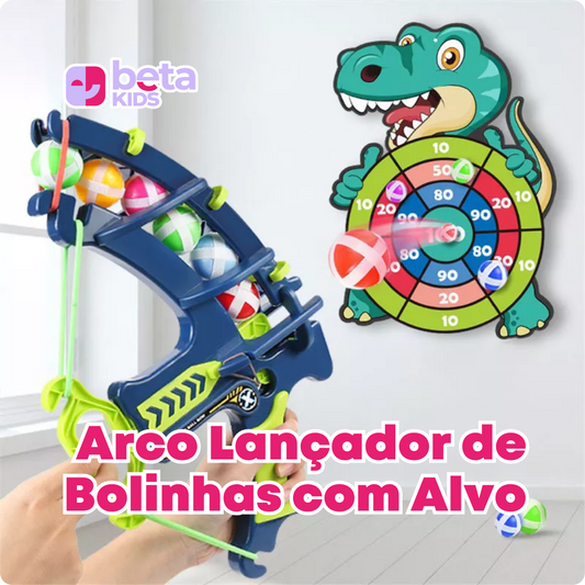 Arco Lançador de Bolinhas com Alvo