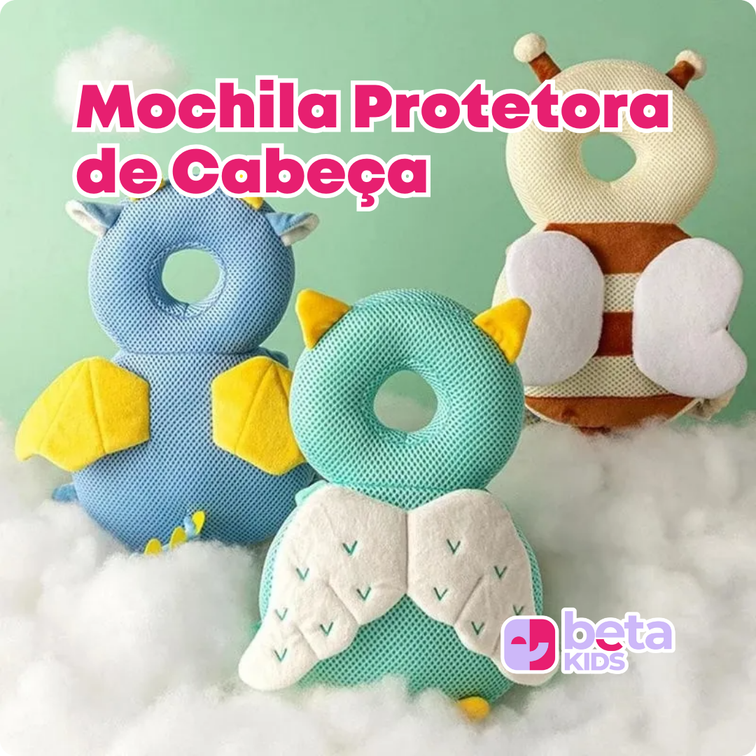 Mochila Protetora de Cabeça para Bebê