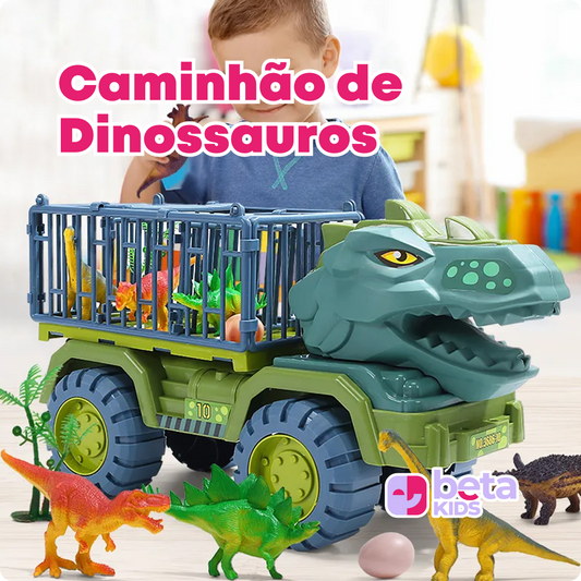 Caminhão de Dinossauros Beta Kid's