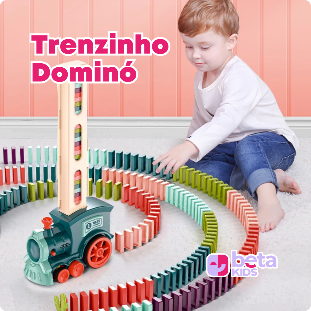 Trenzinho Dominó Beta Kids