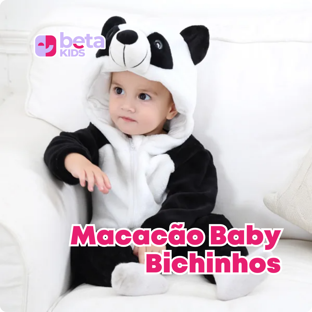Macacão Baby Bichinhos Beta Kids